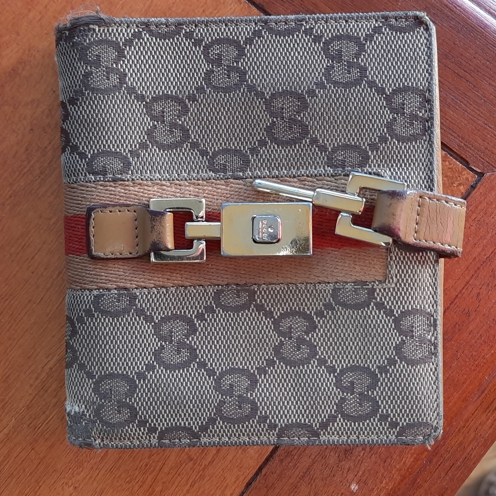 Gucci canvas Jackie wallet - Picture 3 of 13